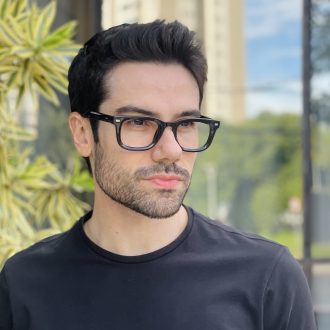 safine com br oculos de grau masculino retangular preto raul 2 0 1