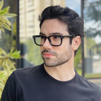 safine com br oculos de grau masculino retangular preto raul 2 0 3