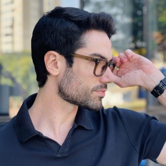 safine com br oculos de grau masculino retangular verde raul 2 0 1