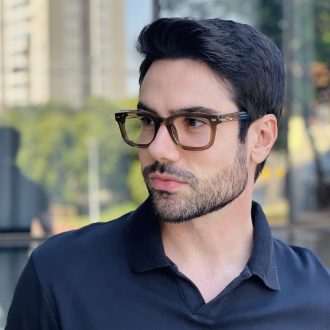 safine com br oculos de grau masculino retangular verde raul 2 0 2