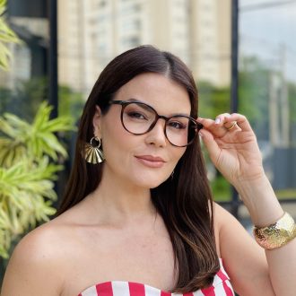 safine com br oculos 2 em 1 clip on feminino redondo rajado sara 11