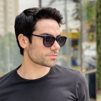 safine com br oculos 2 em 1 clip on masculino redondo azul luiz 1