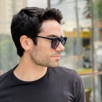 safine com br oculos 2 em 1 clip on masculino redondo azul luiz 2