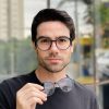 safine com br oculos 2 em 1 clip on masculino redondo azul luiz 4