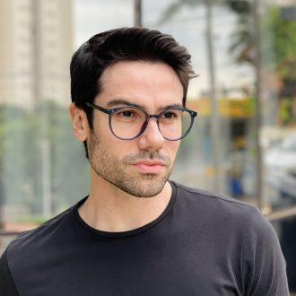 safine com br oculos 2 em 1 clip on masculino redondo azul luiz 9
