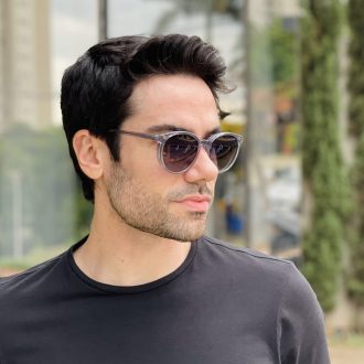 safine com br oculos 2 em 1 clip on masculino redondo cinza luiz 1