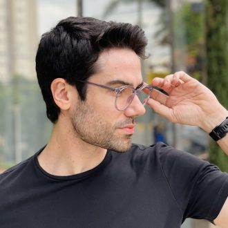 safine com br oculos 2 em 1 clip on masculino redondo cinza luiz 11