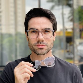 safine com br oculos 2 em 1 clip on masculino redondo cinza luiz 4