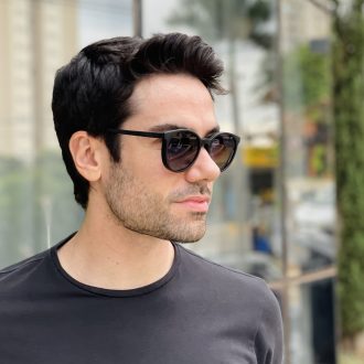 safine com br oculos 2 em 1 clip on masculino redondo preto luiz 1