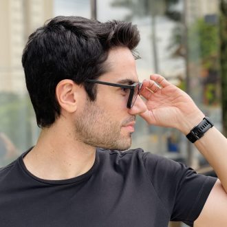 safine com br oculos 2 em 1 clip on masculino redondo preto luiz 2