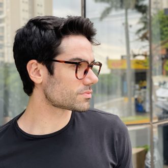 safine com br oculos 2 em 1 clip on masculino redondo rajado luiz 10