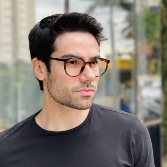 safine com br oculos 2 em 1 clip on masculino redondo rajado luiz 9