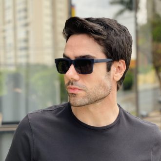 safine com br oculos 3 em 1 clip on masculino retangular azul marcos 9