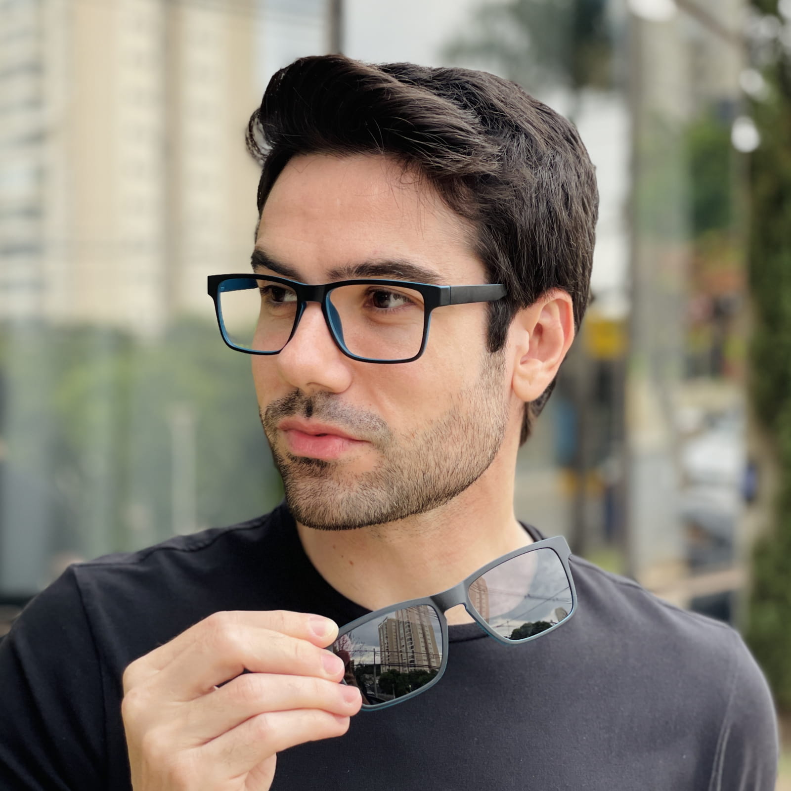 safine com br oculos 3 em 1 clip on masculino retangular preto e azul marcos 5 safine com br oculos 3 em 1 clip on masculino retangular preto e azul marcos 5