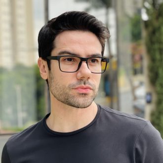 safine com br oculos 3 em 1 clip on masculino retangular preto marcos 10