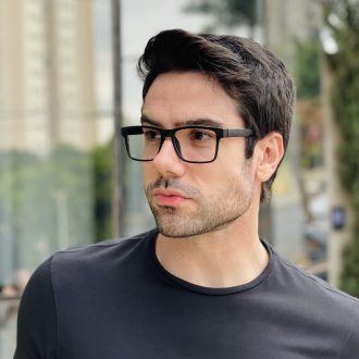 safine com br oculos 3 em 1 clip on masculino retangular preto marcos 12