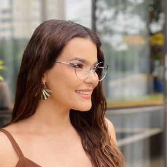 safine com br oculos de grau feminino gatinho prata julia 2