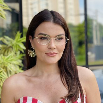 safine com br oculos de grau feminino oval dourado micca 1