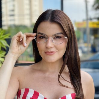 safine com br oculos de grau feminino oval prata micca 1