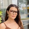 safine com br oculos de grau feminino quadrado tartaruga anitta 2 0 3