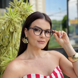 safine com br oculos de grau feminino redondo cinza joice 3