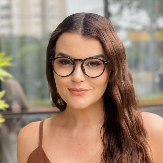 safine com br oculos de grau feminino redondo preto e marrom cassia 2 0 1