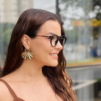 safine com br oculos de grau feminino redondo preto e marrom cassia 2 0 2