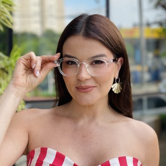 safine com br oculos de grau feminino redondo transparente joice 3