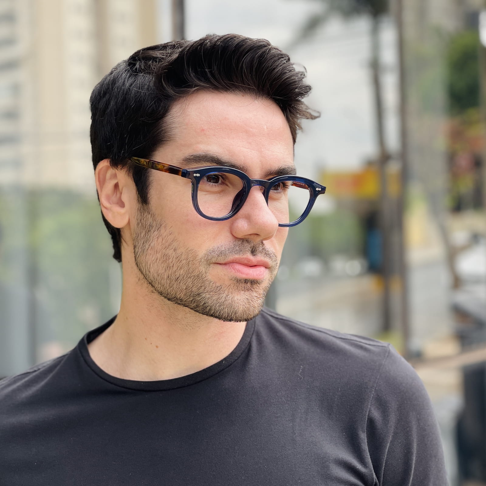 safine com br oculos de grau masculino redondo azul dante 1 safine com br oculos de grau masculino redondo azul dante 1