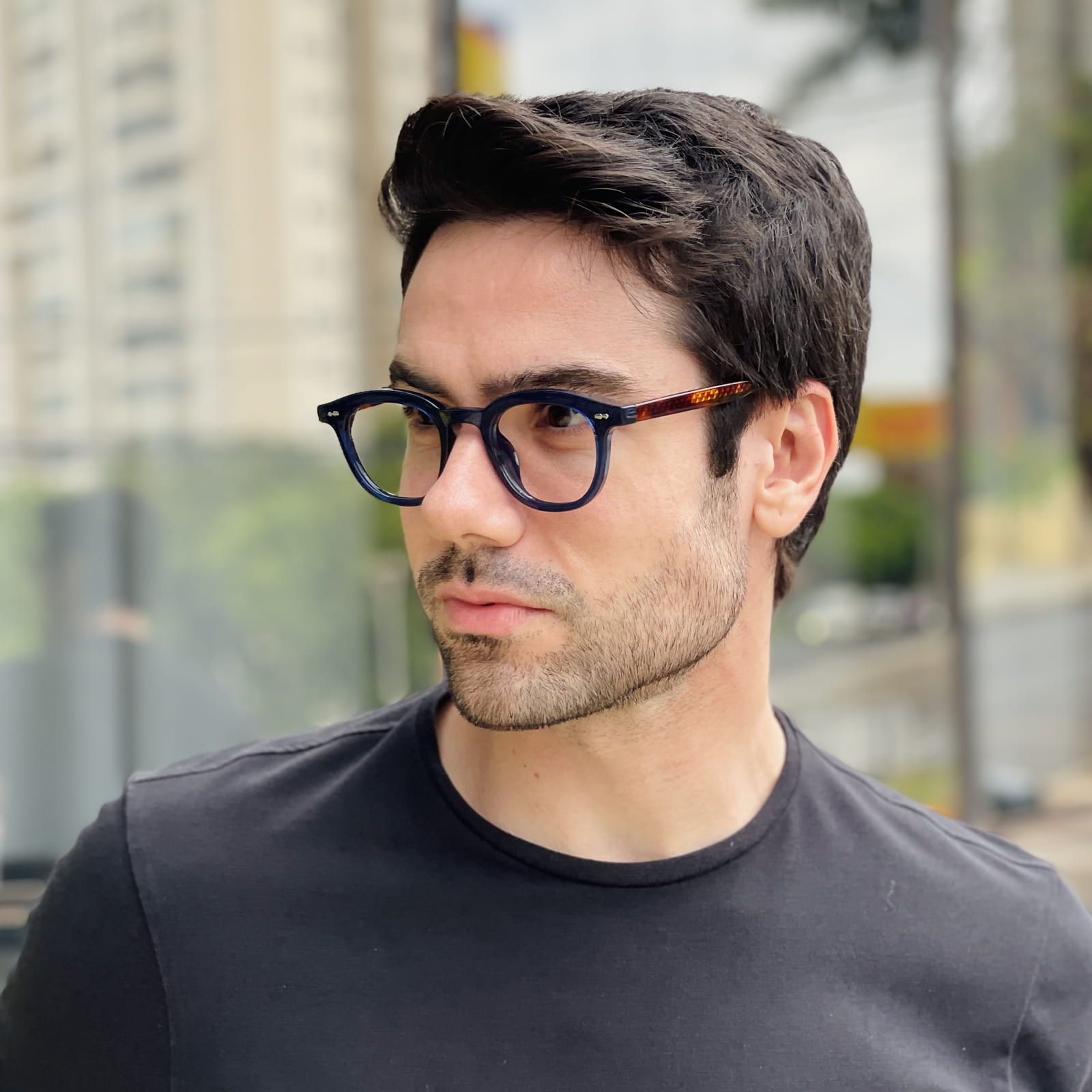 safine com br oculos de grau masculino redondo azul dante 3 safine com br oculos de grau masculino redondo azul dante 3