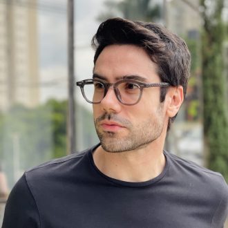 safine com br oculos de grau masculino redondo cinza dante 3