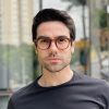safine com br oculos de grau masculino redondo marrom dante