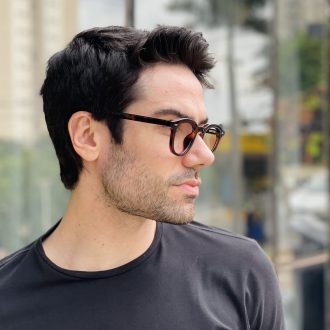 safine com br oculos de grau masculino redondo rajado dante 2
