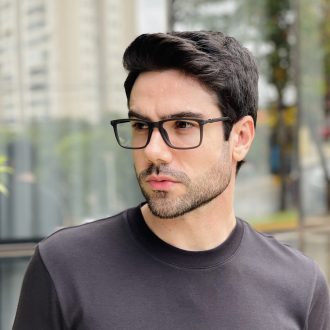 safine com br oculos de grau masculino retangular cinza eduardo 11