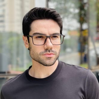 safine com br oculos de grau masculino retangular marrom lucas 1