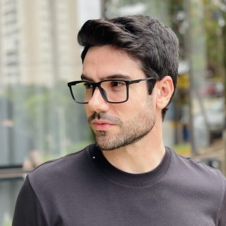 safine com br oculos de grau masculino retangular preto lucas 3