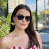 safine com br oculos de sol feminino redondo preto dani 3