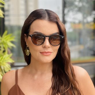 safine com br oculos de sol feminino redondo preto e marrom diana 1