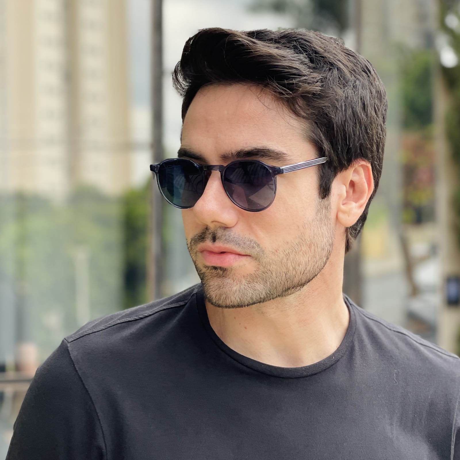 safine com br oculos de sol masculino redondo azul matteo 3 safine com br oculos de sol masculino redondo azul matteo 3