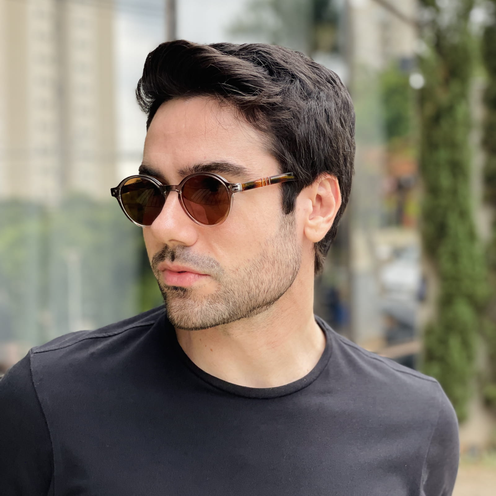safine com br oculos de sol masculino redondo cinza e marrom fernando 3 safine com br oculos de sol masculino redondo cinza e marrom fernando 3