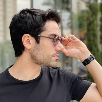 safine com br oculos de sol masculino redondo cinza fernando 2