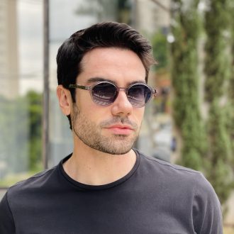 safine com br oculos de sol masculino redondo cinza fernando