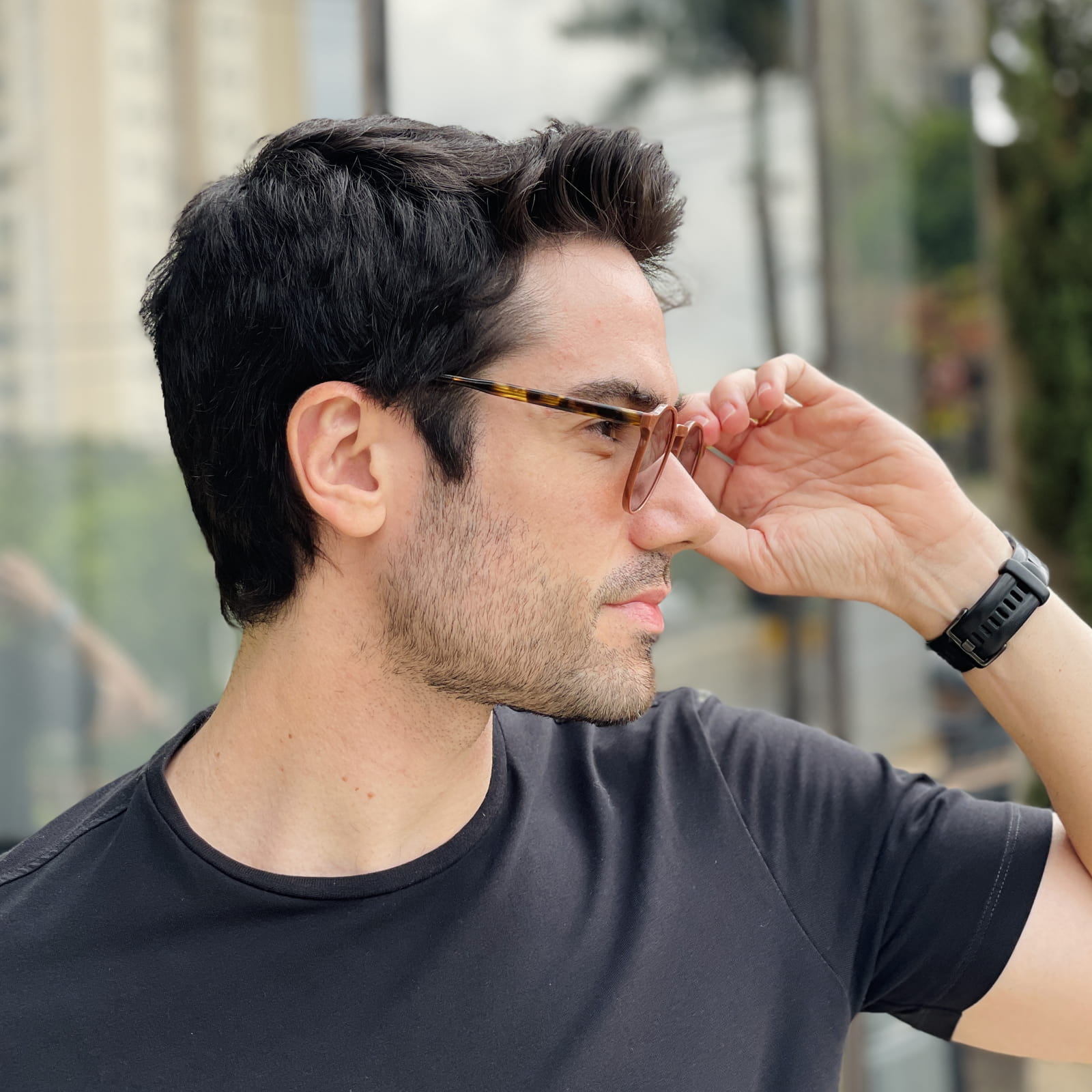 safine com br oculos de sol masculino redondo marrom matteo 2 safine com br oculos de sol masculino redondo marrom matteo 2