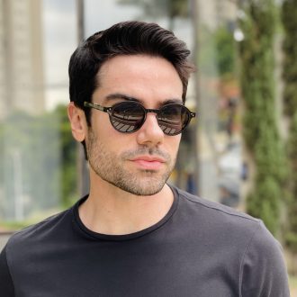 safine com br oculos de sol masculino redondo preto fernando 4