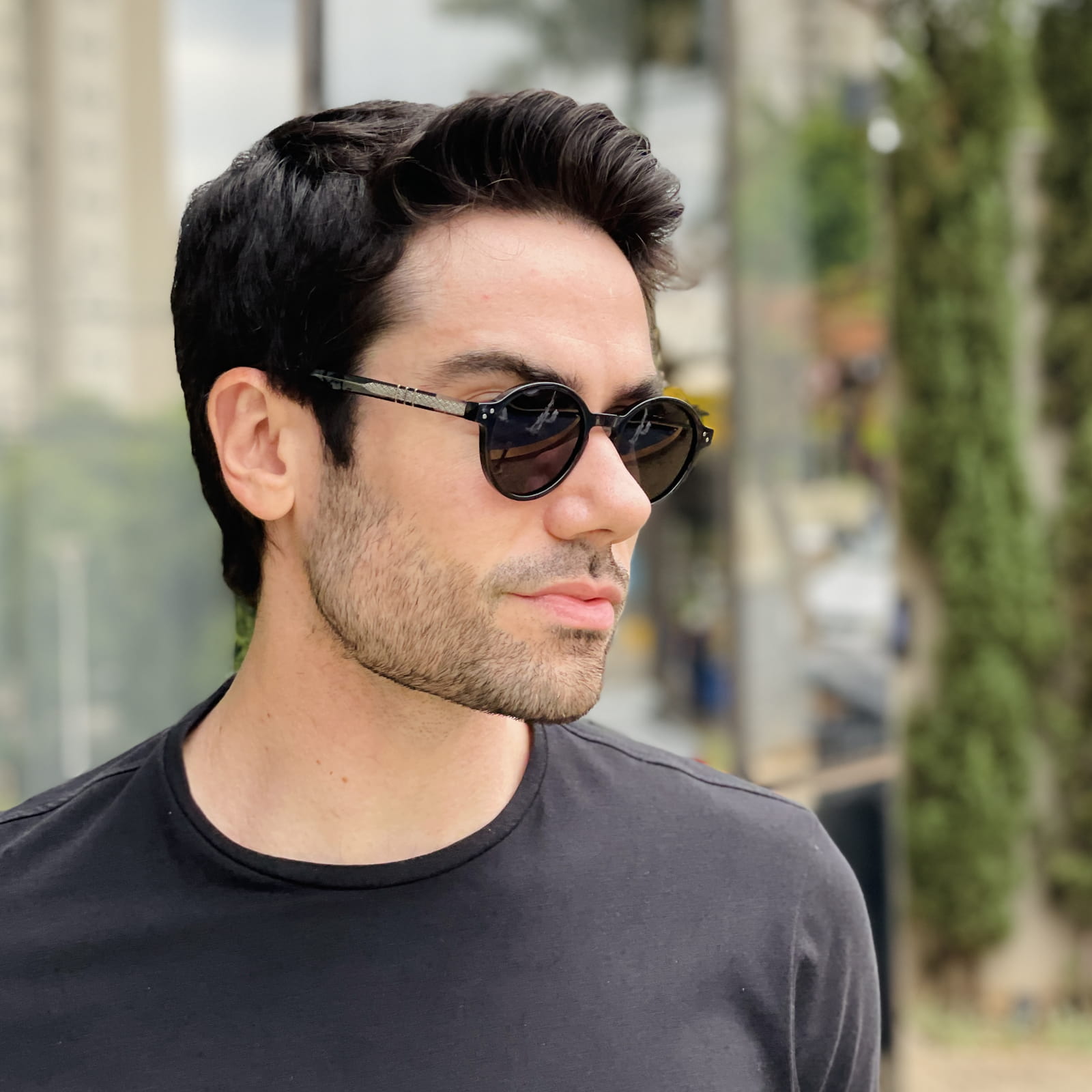 safine com br oculos de sol masculino redondo preto fernando 5 safine com br oculos de sol masculino redondo preto fernando 5