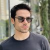 safine com br oculos de sol masculino redondo verde matteo