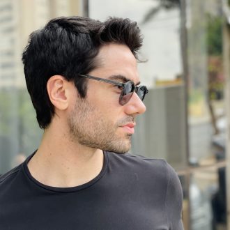 safine com br oculos de sol masculino redondo verde matteo 3
