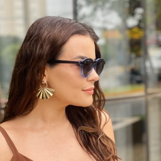 safine com br oculos feminino 2 em 1 clip on redondo azul natalia 2