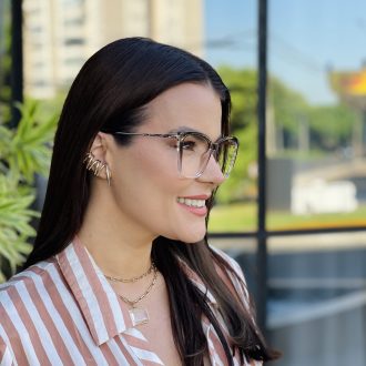 safine com br oculos 2 em 1 clip on gatinho marrom degrade ana 10