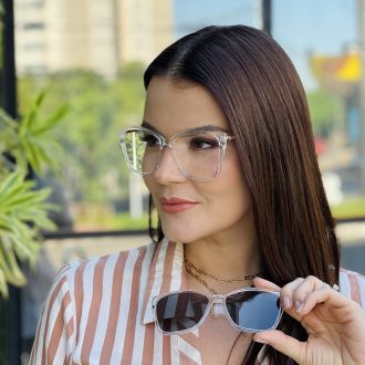 safine com br oculos 2 em 1 gatinho transparente ana